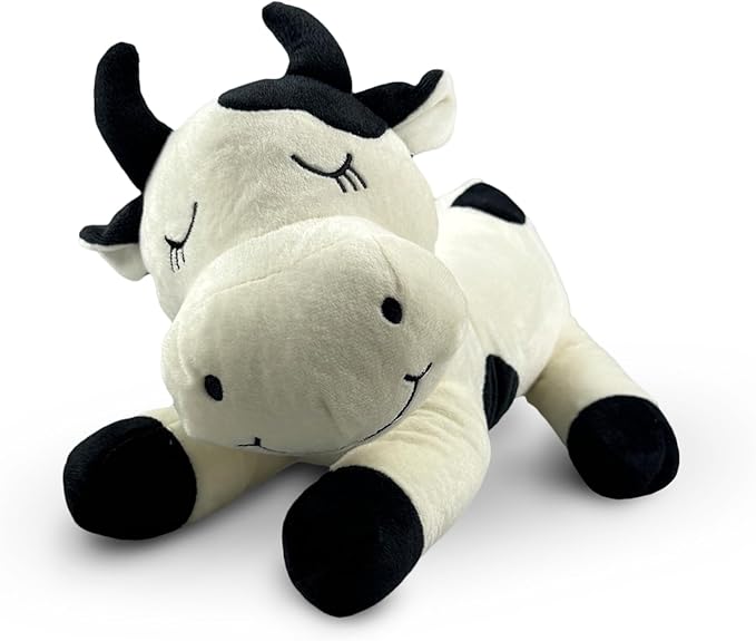 NANDOG My BFF Daisy The Cow Plush Dog Toy – Soft Squeaky Pet-Only Toys for Dogs & Cats – Durable, Cuddly & Adorable Pet Companions for Playtime, Fetch & Snuggles