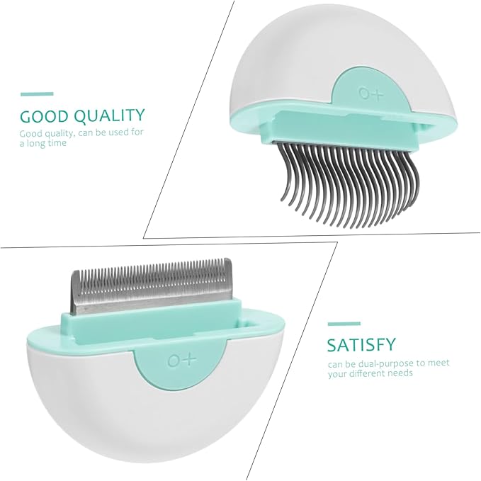Cat Hair Removal Comb Premium Cat Grooming Brush for Shedding Cleaning Lightweight Portable Design Gentle Massage Tool for Better