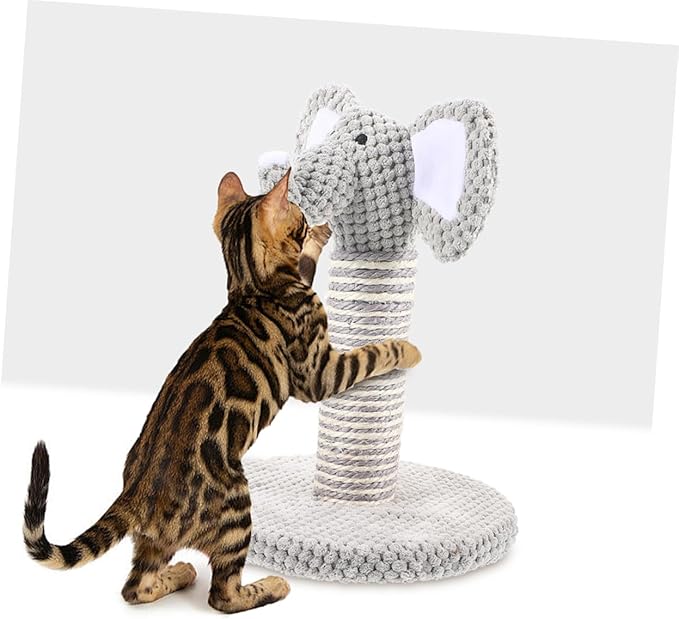 BESPORTBLE 2pcs Kitten Cat Scratching Posts Sisal Claw Scratcher Poles Small Indoor Climber Resting Frames for Daily Use