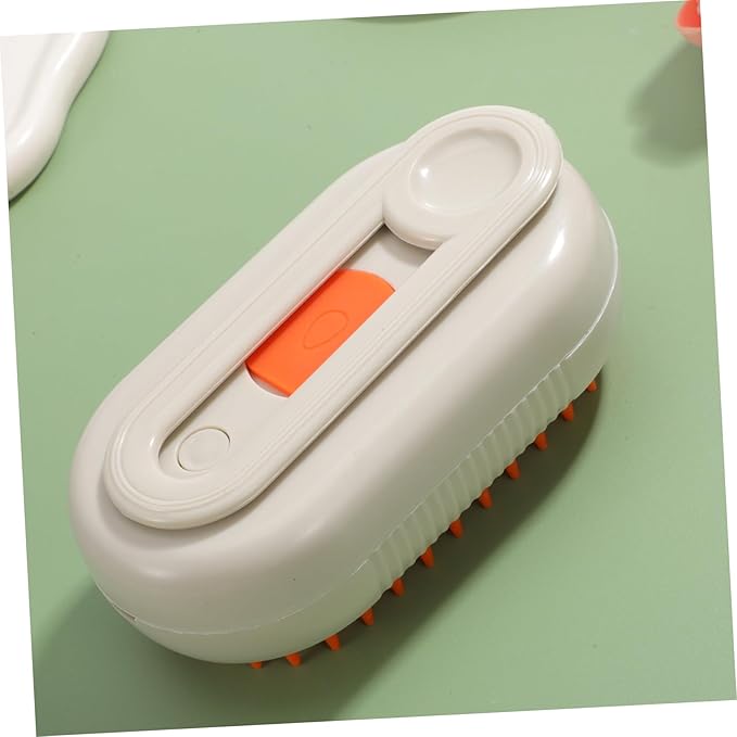 Milisten PET Grooming Brush for Shedding Dog and Cat Deshedding Tool with Long Bristles Self-Cleaning Comb for Long-Haired Pets Efficient Hair Removal and Bathing Supplies