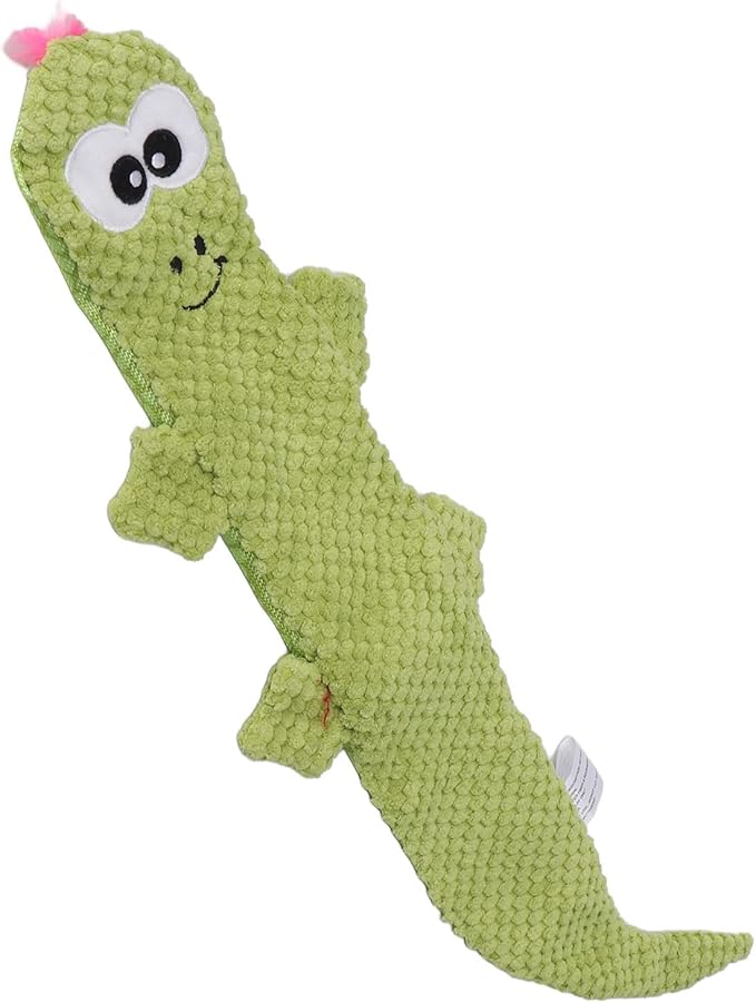 Squeaky Lizard Dog Toy Teeth Grinding Plush Chew Pets Supplies Anxiety Reducing Bite