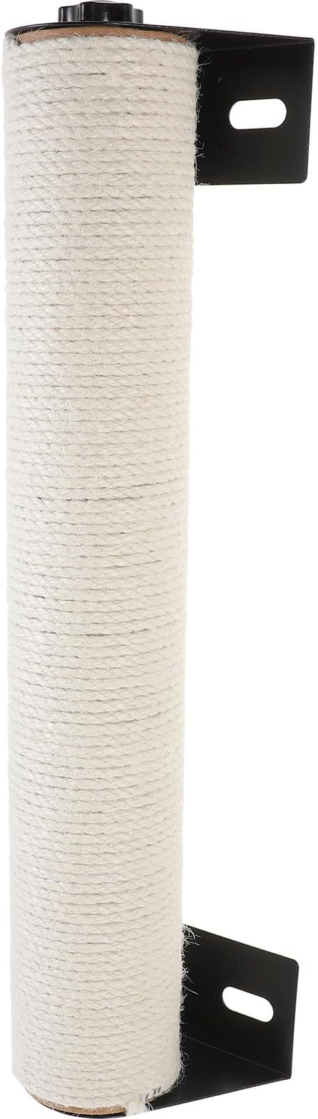 SUPVOX Cat Scratching Post Wall Mounted 2-in-1 Cage with Sisal Rope 7x40cm Wear-Resistant Kitten Scratcher for Indoor Pet Cats Daily Use