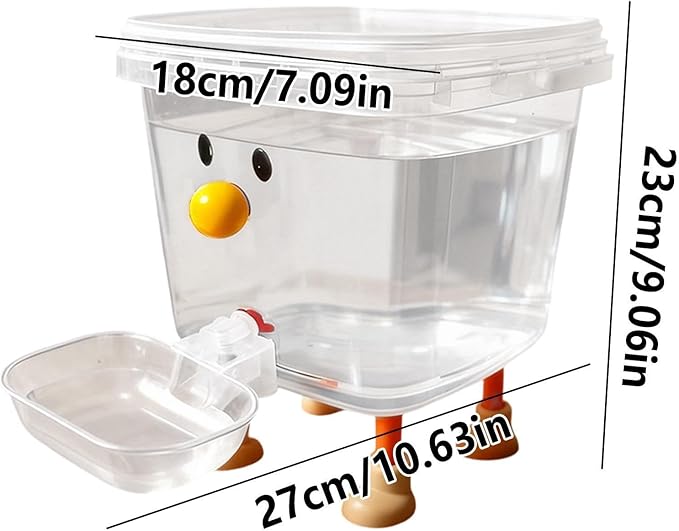 Automatic Fountain Water Dispenser, Large Capacity PP Bowl, Smile Face Flowing System, Pet Hydration, Thirst Quenching, Daily Feeding, Liquid Supply