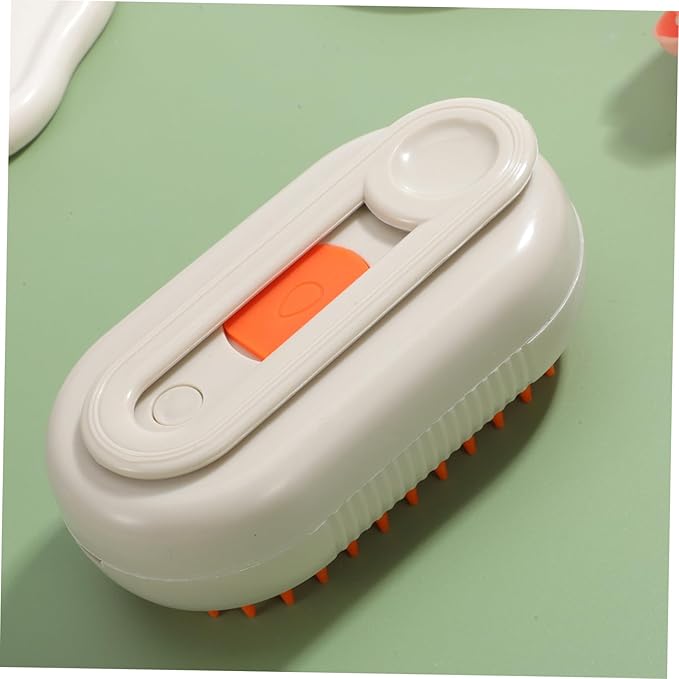 Pet Grooming Brush with Spray Long Haired Cat Dog Shedding Control Lightweight Portable Effortlessly Removes Loose Hair Versatile Grooming Tool for