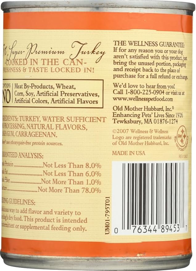 WEL13.2OZ Turk Dog Food