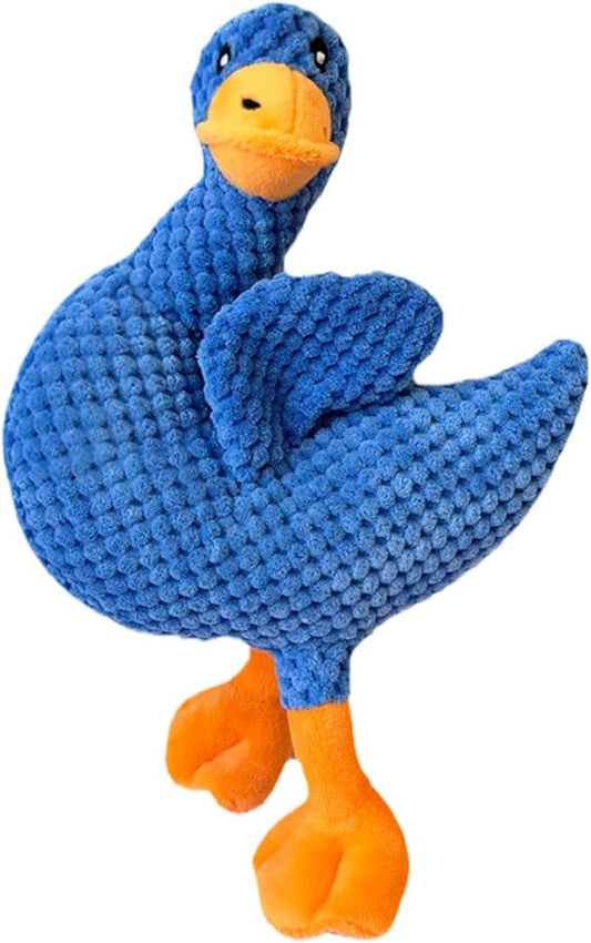 Interactive Dog Toys,Squeaky Duck Interactive Pet Supplies - Dog Teething Toys with Squeaker - for Puppies and Small Large Breeds Indoor Outdoor