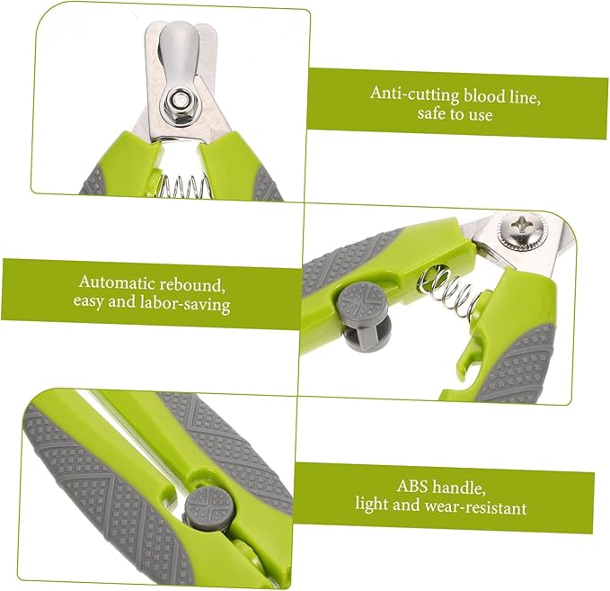 Milisten Household Cat Clipper Ergonomic Nail Trimmer for Cats and Dogs Convenient Design High Sharpness Blades Suitable for Pet Safe and Comfortable Grip