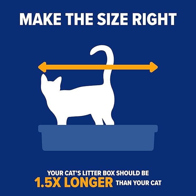 Arm & Hammer Jumbo Hooded Wave Enclosed Cat Litter Box with Microban, Made in USA
