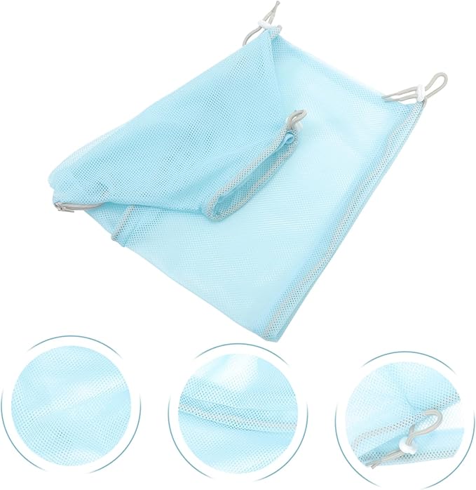 Kisangel 1pc Cat Grooming Pouch Scratch Resistant Bath Bag for Cats Multi-Functional Pet Care Bag Easy to Use and Drain