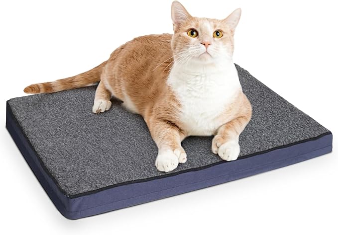 MARUNDA Outdoor Pet Heating Pad for Dogs & Cats - 100% Waterproof Outdoor Heated Cat Bed with Double Built-in AutoThermostat - Heated Pet Bed for Outside Animals (19.6 X 16 Inch, Unheat)