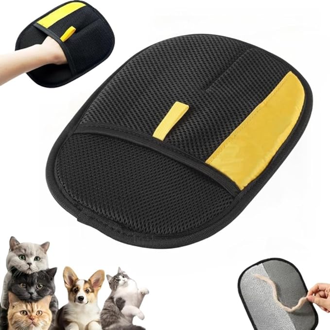 2026 Cat Hair Remover Glove,Pet Hair Removal Glove for Cats & Dogs , Electrostatic Gloves for Pet Grooming,Reusable Pet Hair Remover Tool for Couch, Clothing,Furniture, Carpet, Curtain,Car Seat