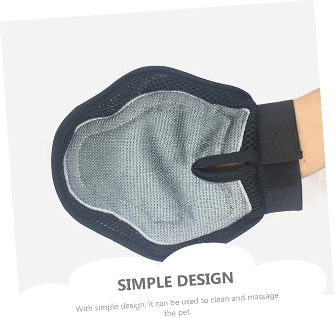 Pet Grooming Massage Glove Double Sided Brush for Cats Dogs Comfortable Pet Bathing Glove for Hair Removal and Relaxation for Puppy and Kitten Care