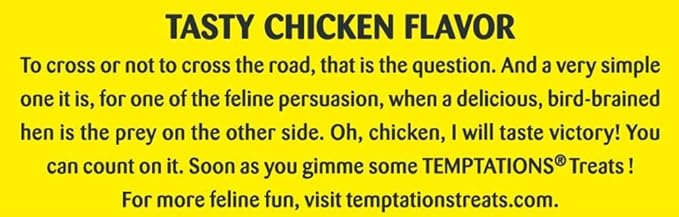 Temptations Classic Treats For Cats Tasty Chicken Flavor 1 Ounce