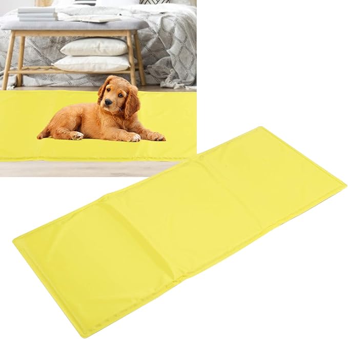 Portable Foldable Pet Bed Pad, Dog and Cat Pee Mat, Reusable Sleeping Mat with Easy - Clean Surface for Sofa Car Outdoor Use, All - Season Pet Supplies (L)