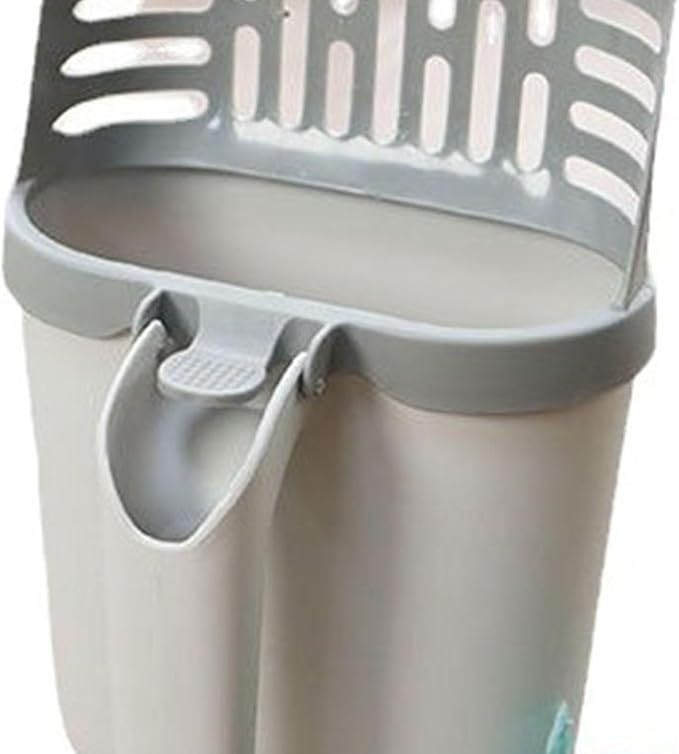 Cat Litter Scoop with Holder, Portable Detachable Waste Bin Cat Poop Shovel with Large Capacity Bag, Cat Litter Scooper Pooper Scooper Scoop Away Cat Litter for Cats Indoor Outdoor Use