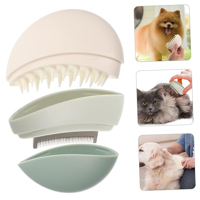 Milisten Comb Grooming Brush for Cats and Dogs Dematting Tool for Easy Shedding Control Lightweight and Portable Design for Daily Use