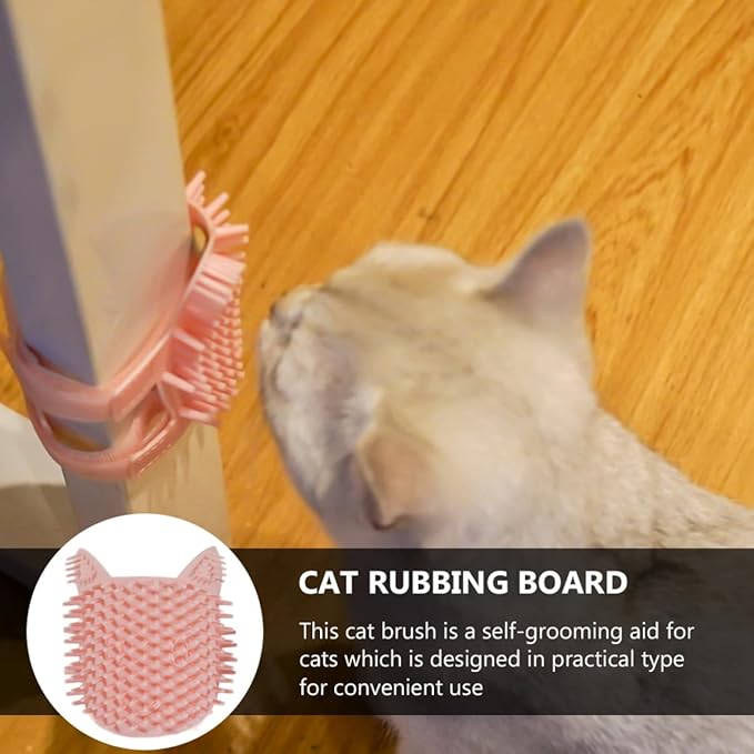 Massaging Self-Cleaning Slicker Grooming Brush for Cats - Pet Corner Beauty and Supply Tool