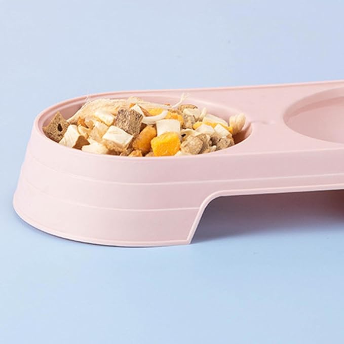 Genérico Cat Bowls for Food and Water | Macaron Elevated Double Dog Bowls, Dog Bowl for Food for Non-Slip Bowl for Small Pets