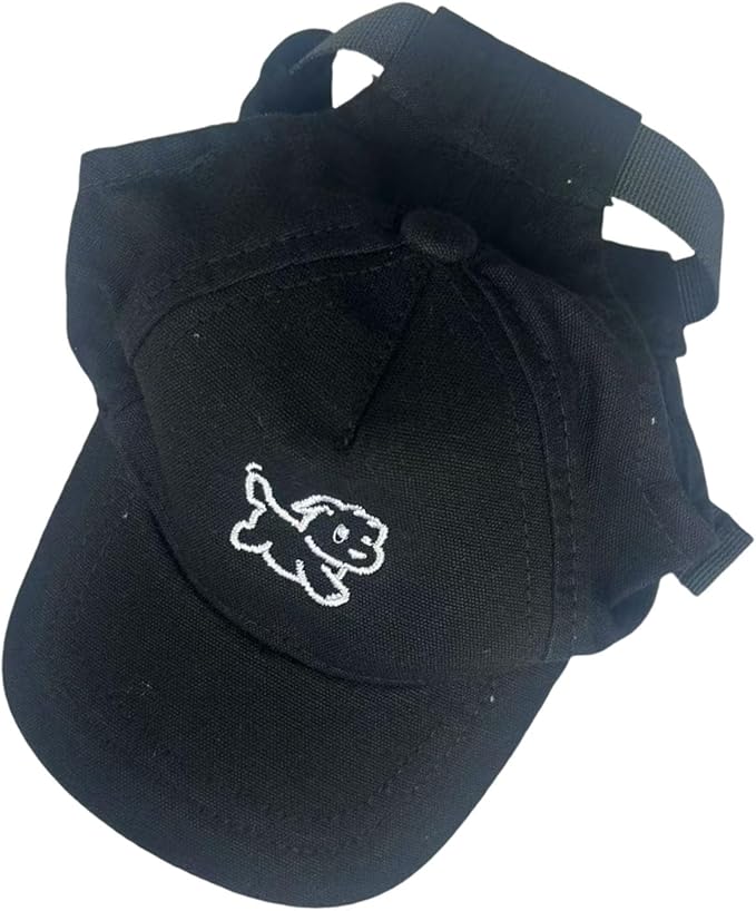 Permeable Cotton Dog Hat with Regulable Strap Sun Protective Baseball Puppies Headwear Pet Supply Pet Sun Protecting