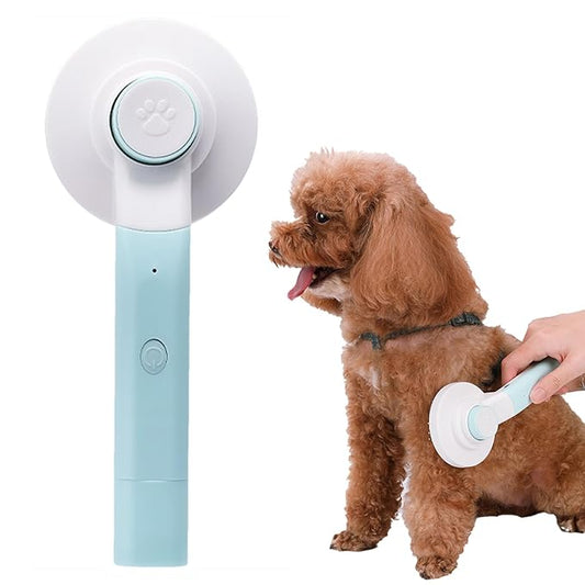 Cat Brush for Shedding,Automatic Rechargeable Massage Comb,Long Hair Dog Brush Massage Comb - for Long Short Hair Undercoat Removal Cleaning Bathing Dematting Indoor Home