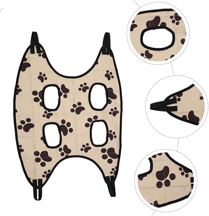 Cat Grooming Hammock for Nail Trimming Pet Sling for Cats and Dogs Breathable Oxford Reusable Grooming Assistant Strong Support for Easy Bathing and Beauty Random Style