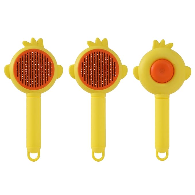 Lovely Shape Pet Comb Deshedding Brush with Easy Function Pet Grooming Accessory Hair Tool Deshedding Brush for Dog Cats