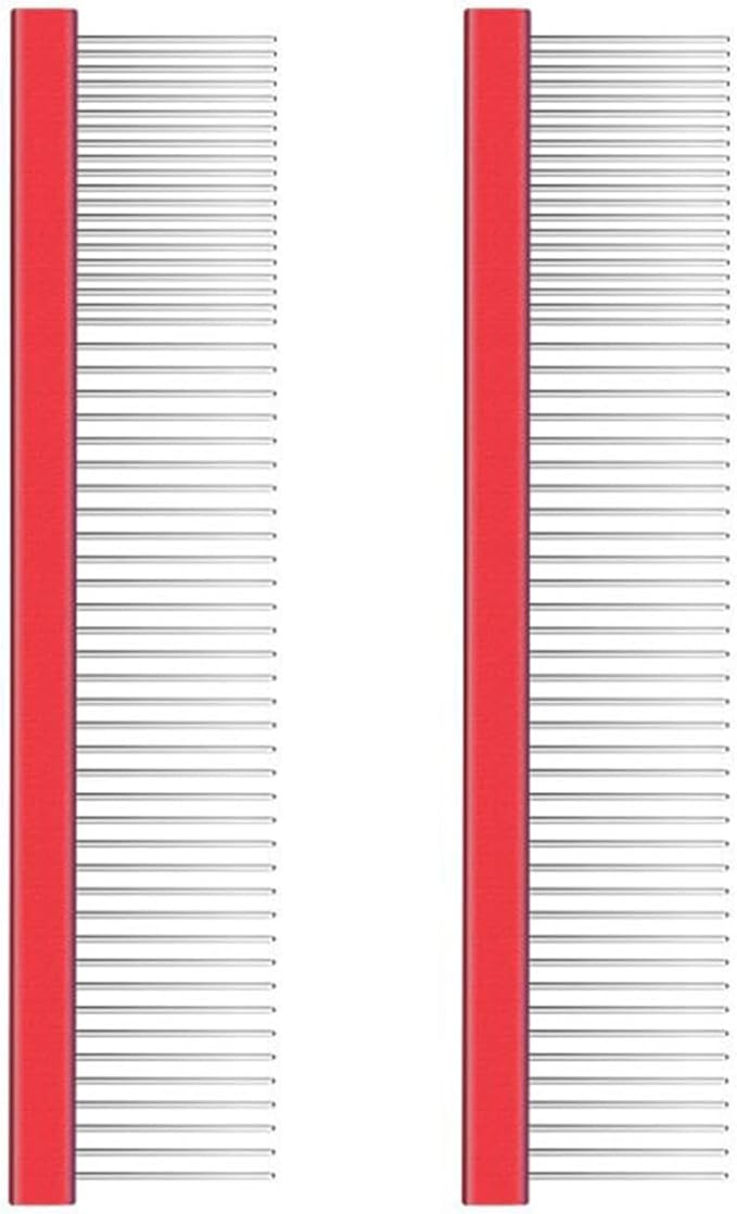 Pet Comb for Cats Shedding Hair Dog Deshedding Comb Cats Comb Hair Remover for Dogs Cats Hair Grooming 2PCS