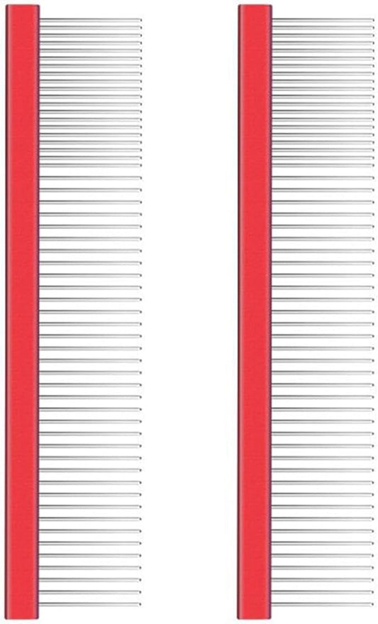 Pet Comb for Cats Shedding Hair Dog Deshedding Comb Cats Comb Hair Remover for Dogs Cats Hair Grooming 2PCS