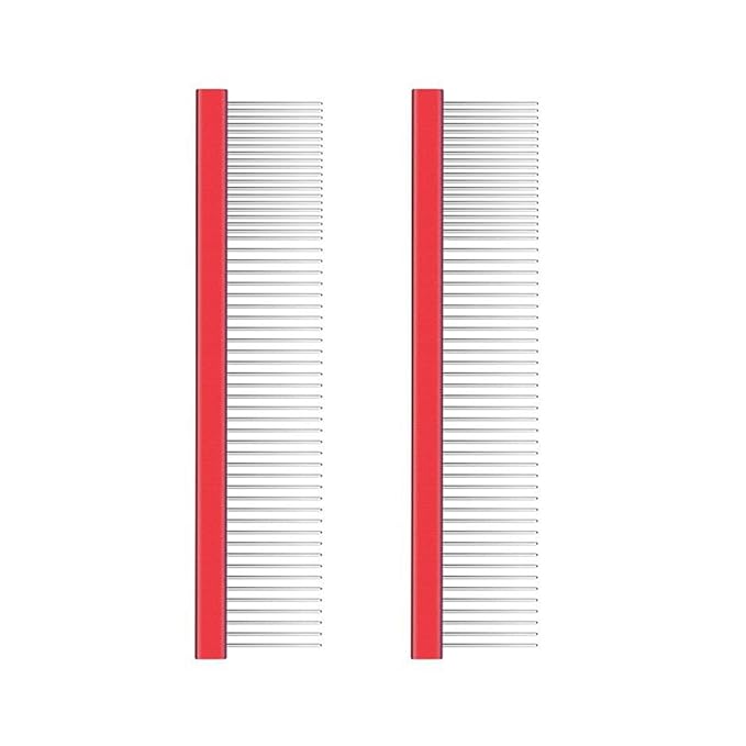 2PCS Hair Brush Comb For Cats Shedding Furs Grooming Dog Remover Massage Messfree Pet Grooming Supply Cats Hair Deshedding Brush