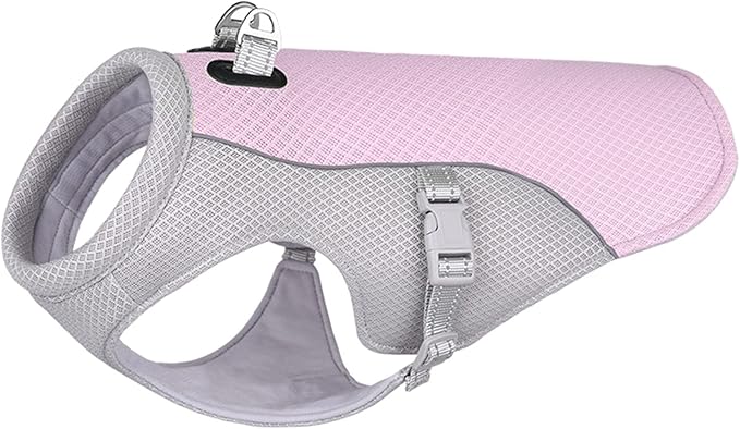 Dog Cooling Clothes Pet Vest Breath-able Mesh Fast-Dry with Reflective Strip Dogs Supply Mesh Fabric Clothing Lightweight for Dogs