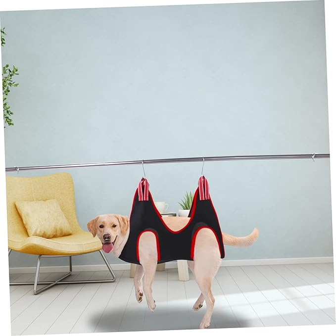 Mikikit PET Grooming Hammock Nail Clipper Adjustable Dog Grooming Bag for Cats Dogs Random Color Essential Tool Set