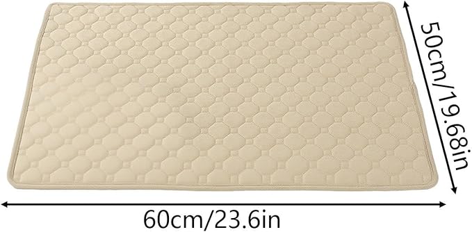 Absorbent Dog Pee Pads, XL Potty Training Mats, 50*60cm Reusable Cat Urine Pad for Hygiene Control Pet Supply for Indoor Outdoor Travel Sleeping Playing Whelping Home Puppy Kitten