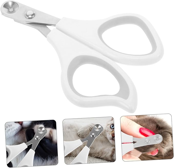 Cat Nail Clipper Cat Grooming Tool Precision Trimmer Kitten Nail Cutter Easy Clean
