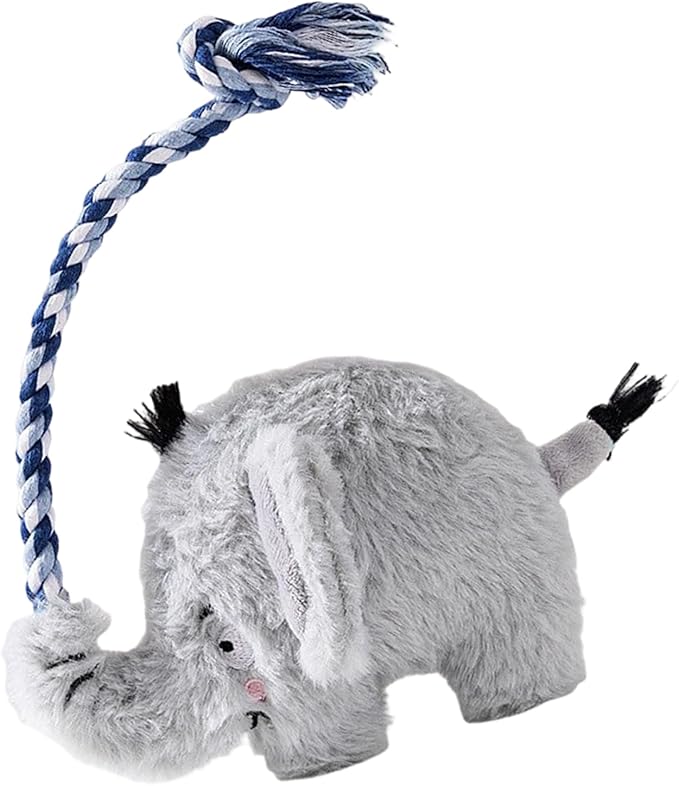 Lovely Plush Squeak Stuffed Toy Interactively Plush Bites Teeth Grinding Puppies Training Supply Pet Dog Chew Squeak