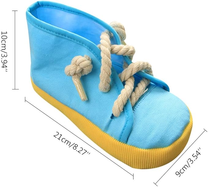 Dog Plush Squeak Stuffed Puppy Chew Toy Pet Supplies Shoe-Shape Toy