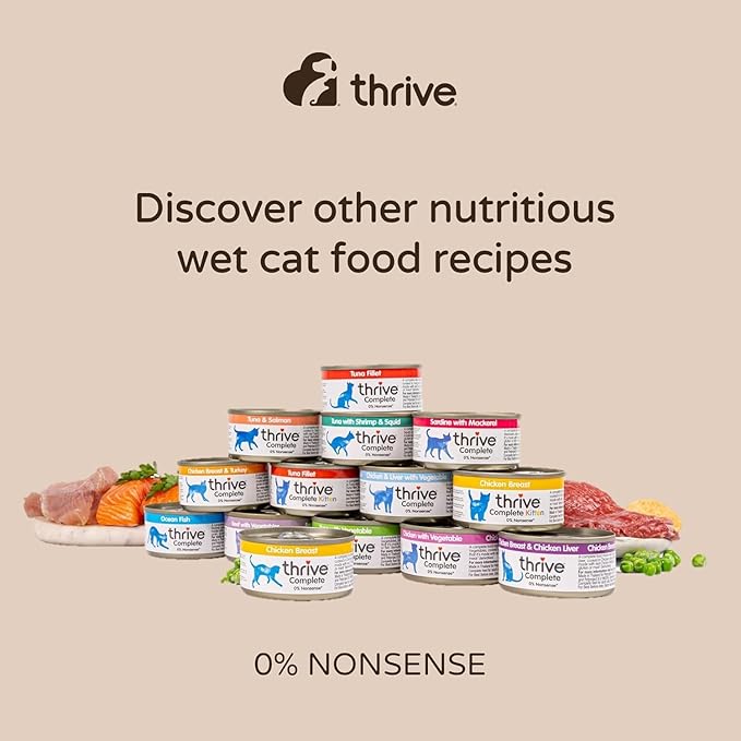 thrive Complete Cat Food 100% Chicken & Chicken Liver 12 x 75g