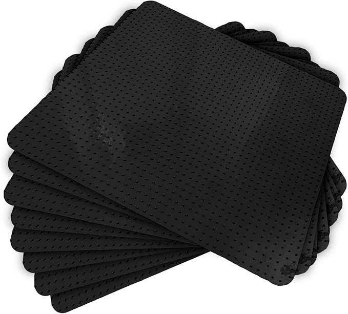 RESILIA Furniture Protector Pet Deterrent Tiles - Pet-Free Training Mat, for Cats, Dogs, Rabbits, Indoor and Outdoor Use, Black, 21 Inches x 19 Inches, 8 Pack
