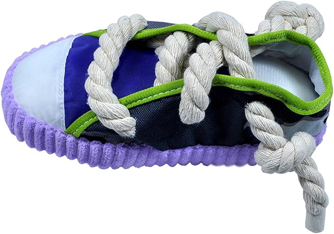 Dogs Chew Toy Shoe for Aggressive Chewer Pet Plush Puppy Soft Teething Rope Lovely Squeaky Pet Supplies Dogs Plush Squeaky
