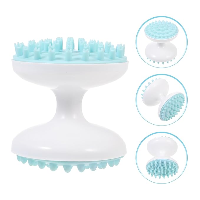 UPKOCH Pet Hair Brush and Cat Grooming Comb Plastic Massage Brush for Pet Cleaning and Bathing, Green, Suitable for Cats and Dogs