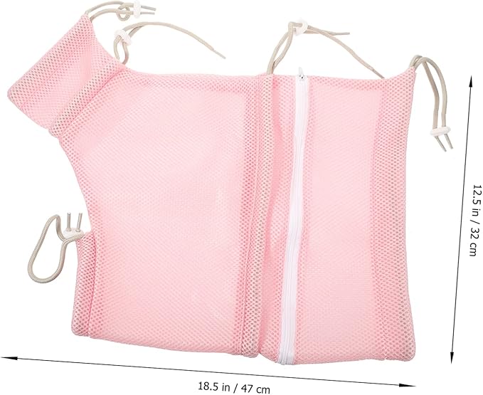 SUPVOX Cat Bathing Bag Adjustable Mesh Cat Wash Bag for Easy Grooming Nail Trimming for Stress Bathing and Drying