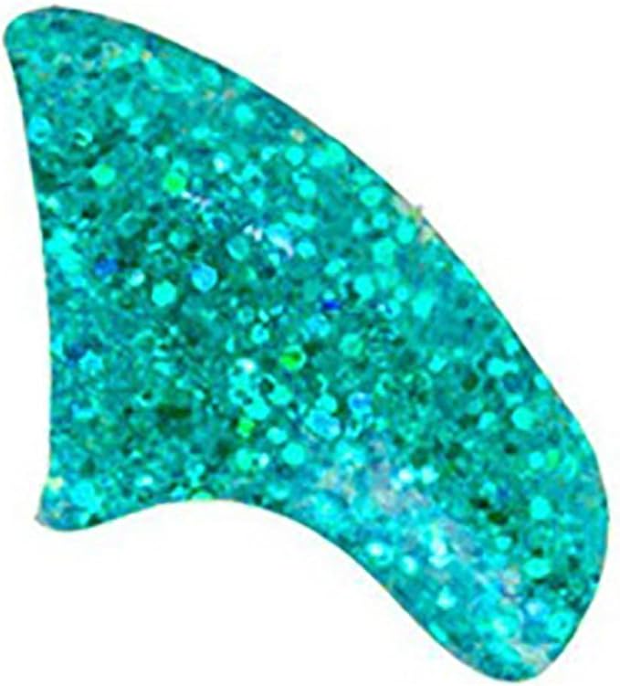 Soft Nail Caps 60 Packs for Cats - Seafoam Glitter Large