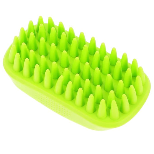 Pet Bath Brush and Cat Grooming Brush with Soft Bristles Portable for Dogs and Cats Bathing and Shedding Care