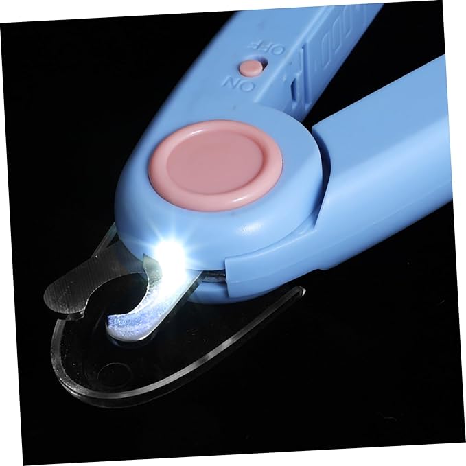 VANZACK Pet Nail Clippers with Led Light for Accurate Trimming Dog Cat Nail Care Tool for Grooming of Pets with Line Visibility