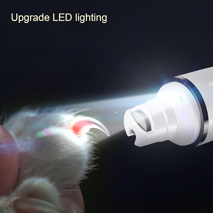 Efficient and Practical Pet Nails Grinder with Hard Grinding Head Great for Small to Large Breeds Cats Dog Grooming Supply Pet Nails Care Kits