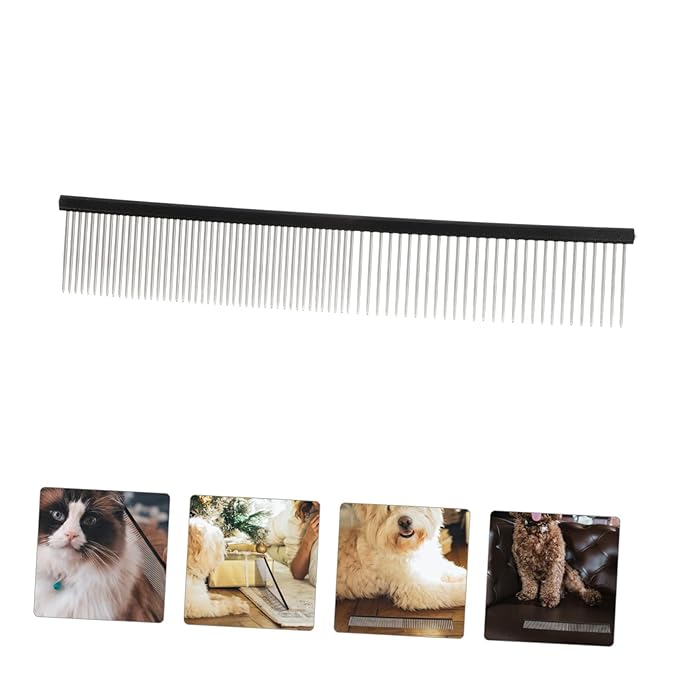 Professional Pet Comb Cat Accessory Portable Fur Comb Dog Supply for Grooming Easy to Use Store