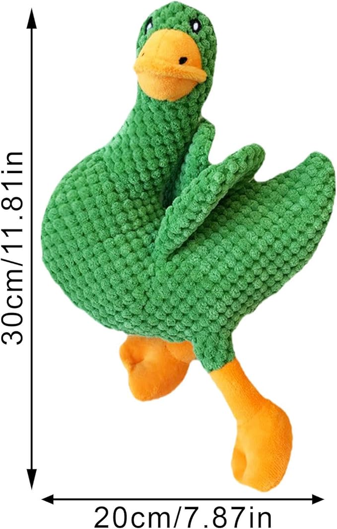 Squeaky Dog Toys | Duck Interactive Pet Supplies Chew with Sound for Puppy Play - Small Medium Large Breed Home Travel Daily Outdoor
