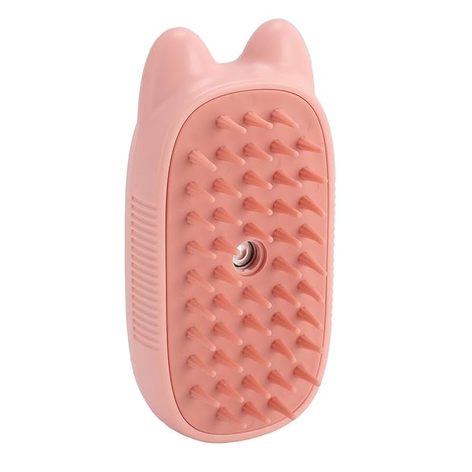 Steam Brush For Cats, One Click Spray Shedding Bath Brush Pet Grooming Brush With Spray Steam Spray Grooming Brush Cat Mist Brush For Cats and Dogs Grooming Supplies,