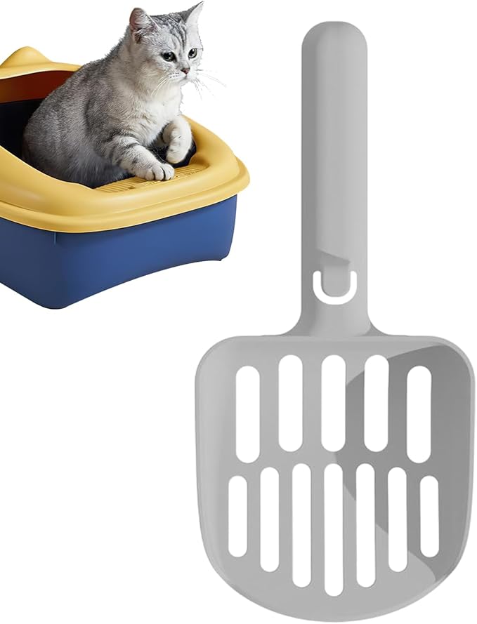 Litter Scoop - Cat Poop Scooper, Durable Cat Poop Scoop | Non-Stick Litter Shovel, Cat Litter Training Tool for Effortless Cleanup and Waste Removal in Litter Box or Toilet Area