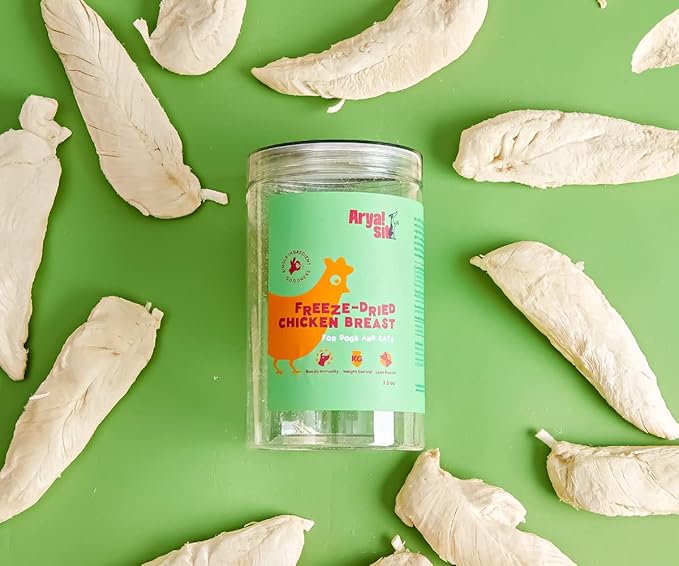 Freeze-Dried Single Ingredient Treats (Chicken Breast) for Dogs and Cats - Lean Protein · Grain‑Free & Low‑Calorie · Great for Sensitive Tummies & Weight Control