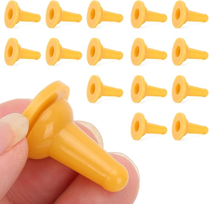 Rengue and Dog Soft Nurse Feeder Accessory High Temperature Suitable for Feeding Bottles or Syringes 15Pcs Pet Silicone Feeding Nipple for Cat Nan Dog Supplies
